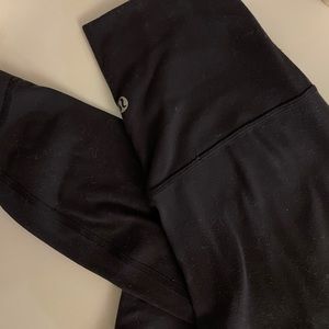 Black lululemon align leggings